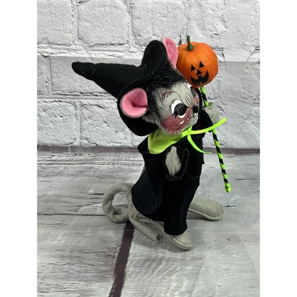 Annalee Halloween Warlock Wizard Mouse 6"‎ Doll 2016 new - Picture 5 of 6